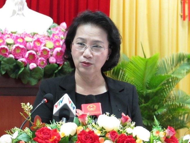 NA Chairwoman meets voters in Ninh Kieu, Can Tho - ảnh 1